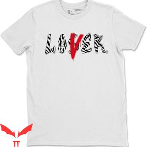 Lover Loser T-Shirt Black White Red Graphic IT The Movie