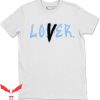 Lover Loser T-Shirt Blue White Graphic Design IT The Movie