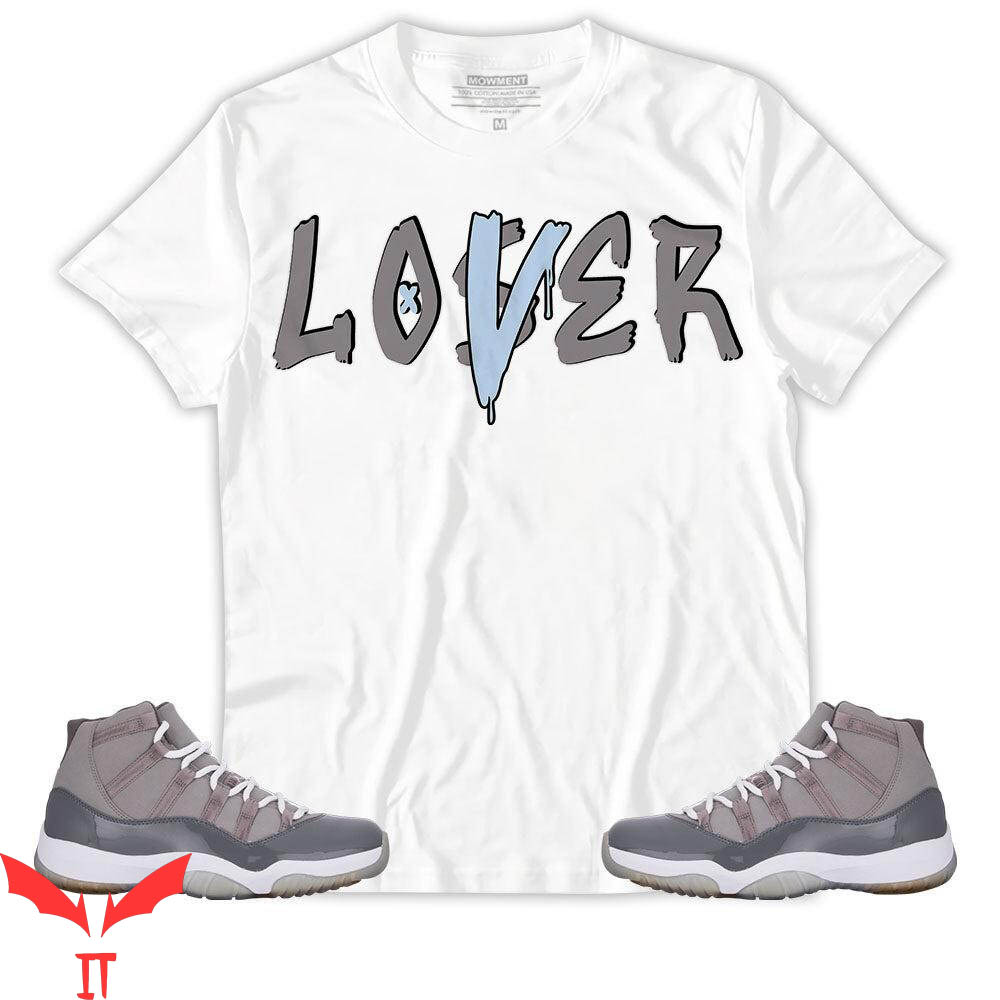 Lover Loser T Shirt Cool Grey 11S Loser Lover Drip