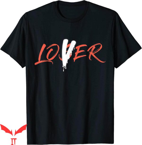 Lover Loser T Shirt Dark Turf Orange Simple Logo Design