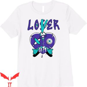 Lover Loser T-Shirt Dripping 1 Mid Black Grape Matching