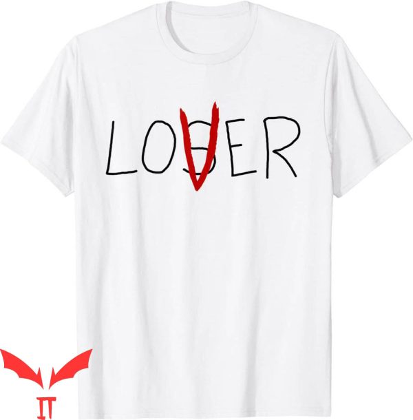 Lover Loser T-Shirt From Loser To Lover Halloween IT Movie