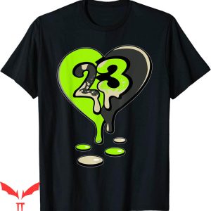 Lover Loser T Shirt Green 23 Dripping Heart Concord 6S