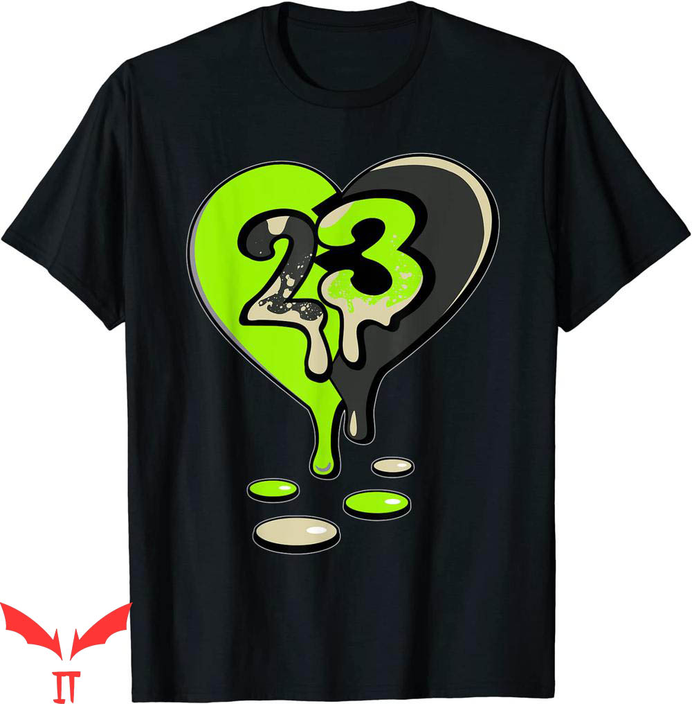 Lover Loser T Shirt Green 23 Dripping Heart Concord 6S