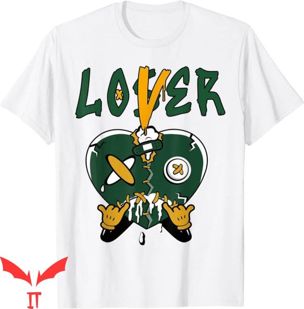 Lover Loser T-Shirt Heart 1 Mid Sonics Noble Green Pollen