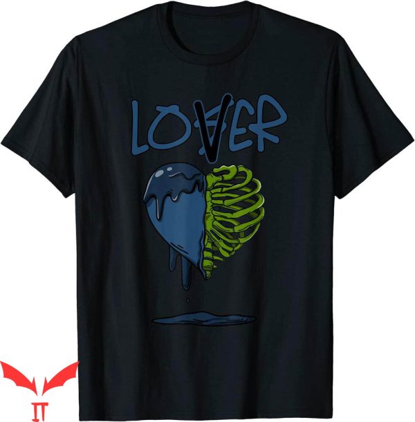 Lover Loser T Shirt Heart Bone Dripping Brave Blue 13