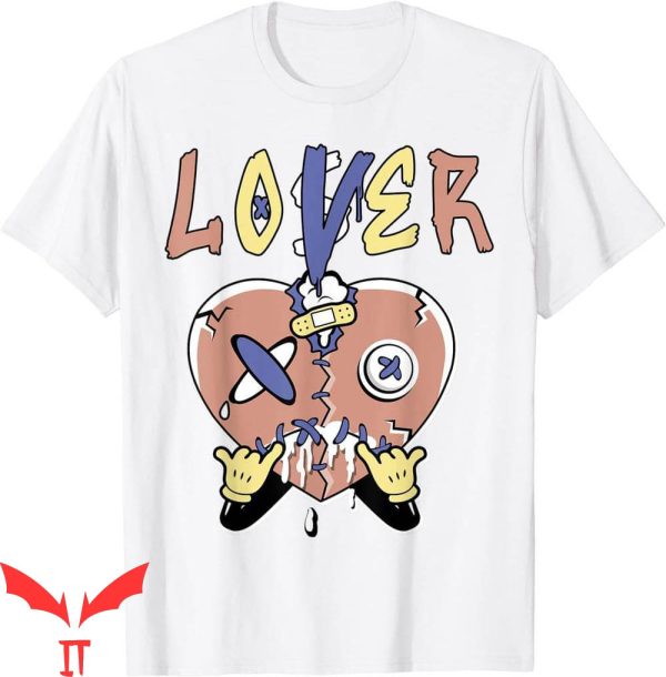 Lover Loser T-Shirt Heart Dripping Low Pink Oxford Matching