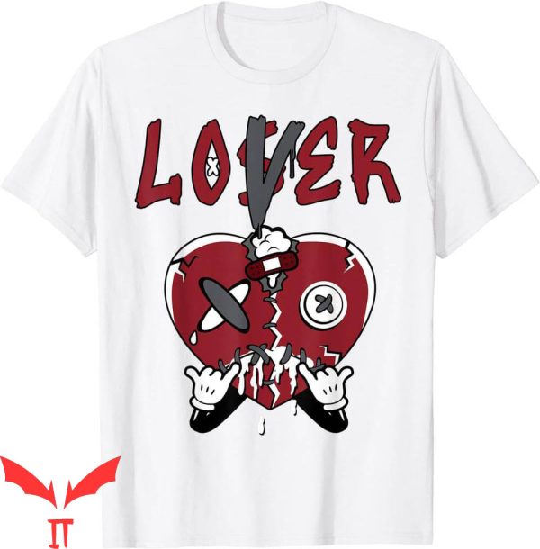 Lover Loser T-Shirt Heart Dripping Streetwear Red Flint 13