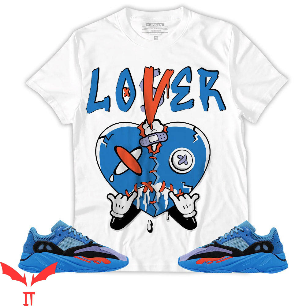 Lover Loser T Shirt Hi-Res Blue Loser Lover Heart Dripping