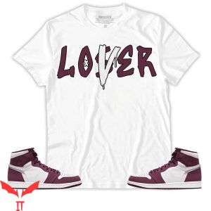 Lover Loser T Shirt High Bordeaux Loser Lover Logo Drip