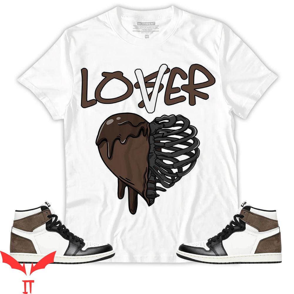 Lover Loser T Shirt High OG Dark Mocha Dripping Heart
