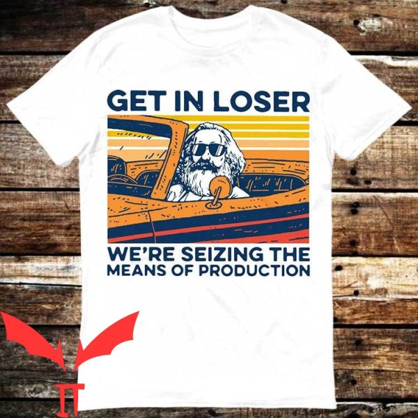 Lover Loser T Shirt Karl Marx Get In Loser Gamer Cult