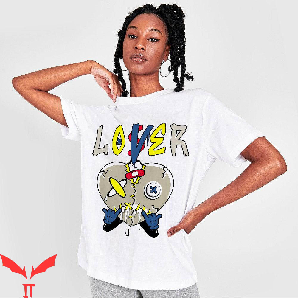 Lover Loser T Shirt Light Orewood Heart Dripping