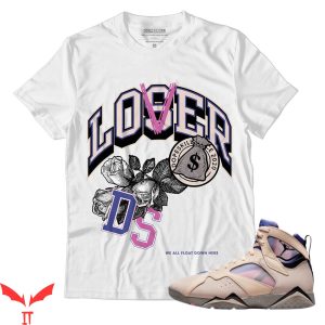 Lover Loser T Shirt Match Jordan 7 SE Sapphire Fun Art