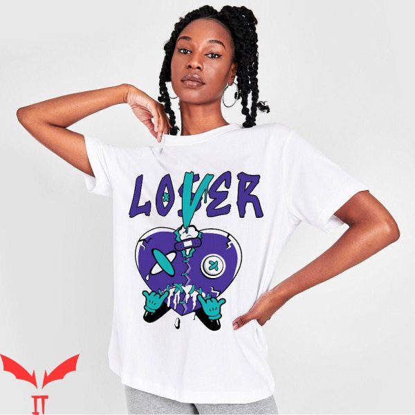 Lover Loser T Shirt Mid Black Grape Loser Lover Heart
