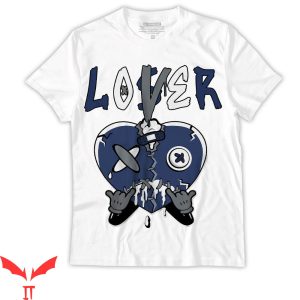 Lover Loser T Shirt Midnight Navy Loser Lover Heart Dripping