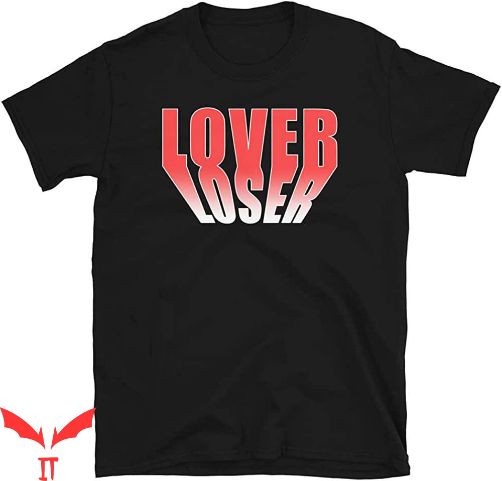Lover Loser T Shirt Orange Amazing Art Logo Design