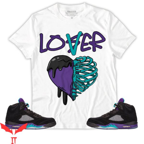 Lover Loser T Shirt Purple Grape Loser Lover Dripping Heart