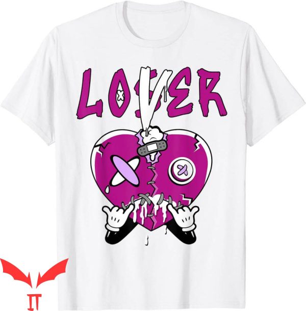 Lover Loser T-Shirt Racer Purple 5s Matching Heart IT Movie