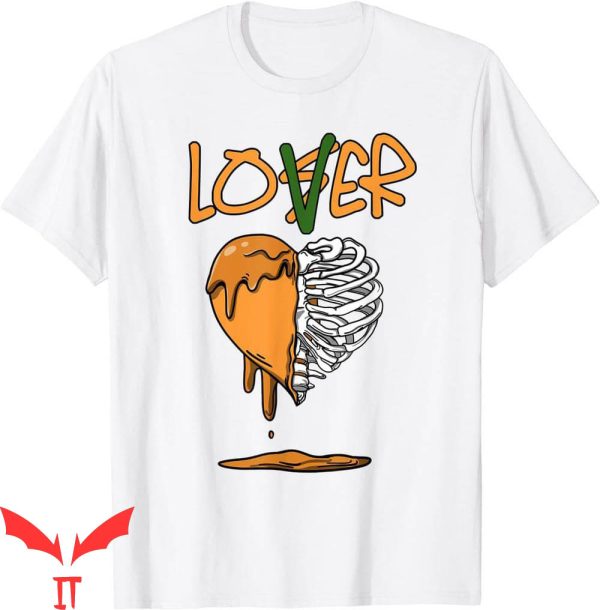 Lover Loser T-Shirt Retro Heart Bone Dripping Yellow 13