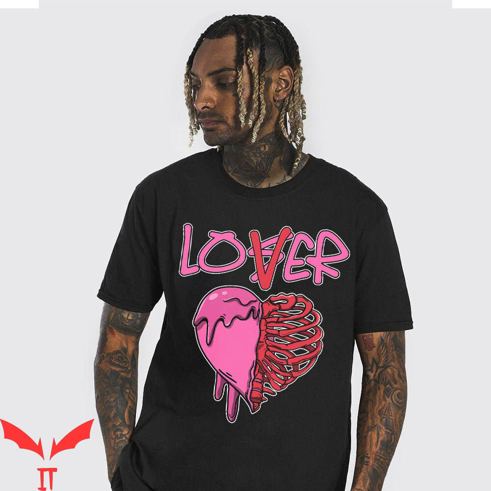 Lover Loser T Shirt Shocking Pink Loser Lover Dripping Heart