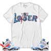 Lover Loser T Shirt University Blue Loser Lover Scary Art