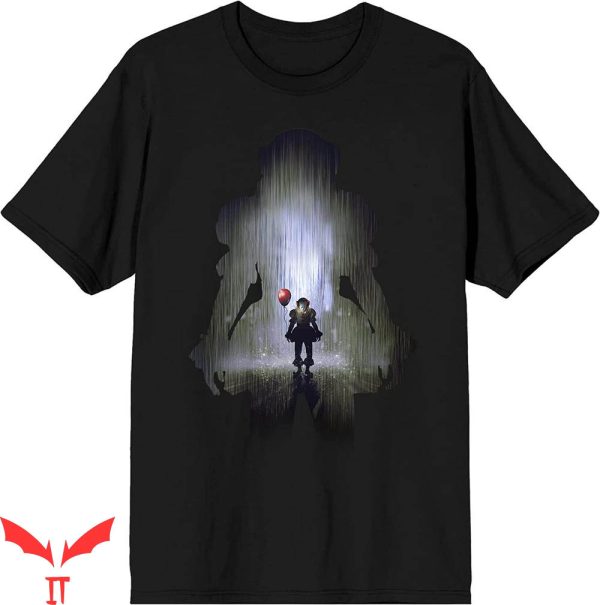 Stephen King IT T-Shirt 2017 Foggy Pennywise Silhouette