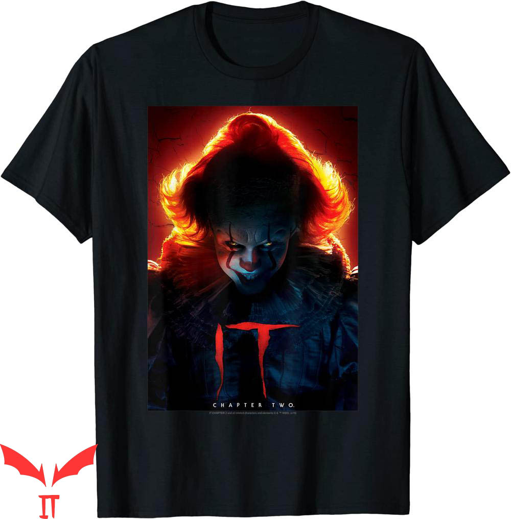 Stephen King IT T-Shirt Chapter Two Pennywise Glow Poster