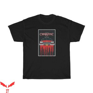 Stephen King IT T-Shirt Christine Red Bloody Car IT Movie