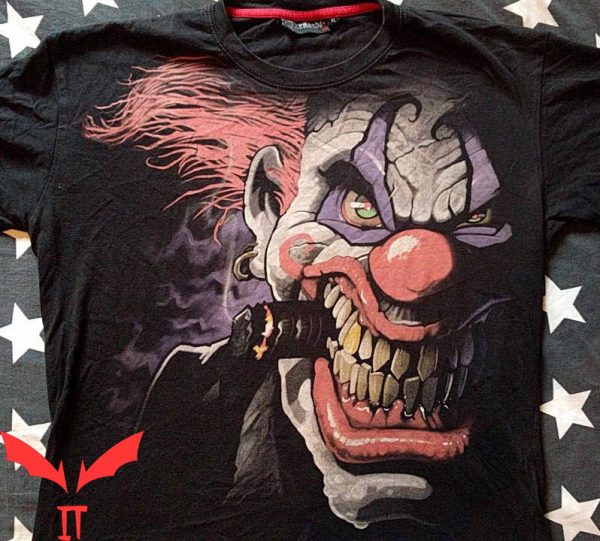 Stephen King IT T-Shirt Clown Horror By Darkside Werewolf