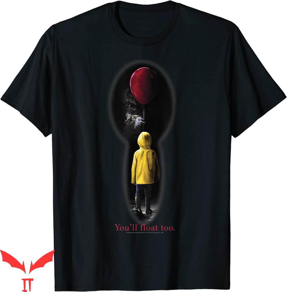 Stephen King IT T-Shirt Georgie Red Balloon You'll Float Too