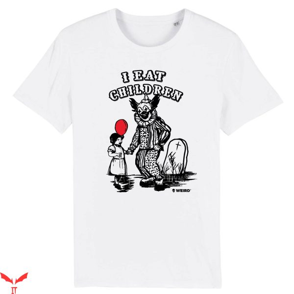 Stephen King IT T-Shirt I Eat Children Clown And Little Girl