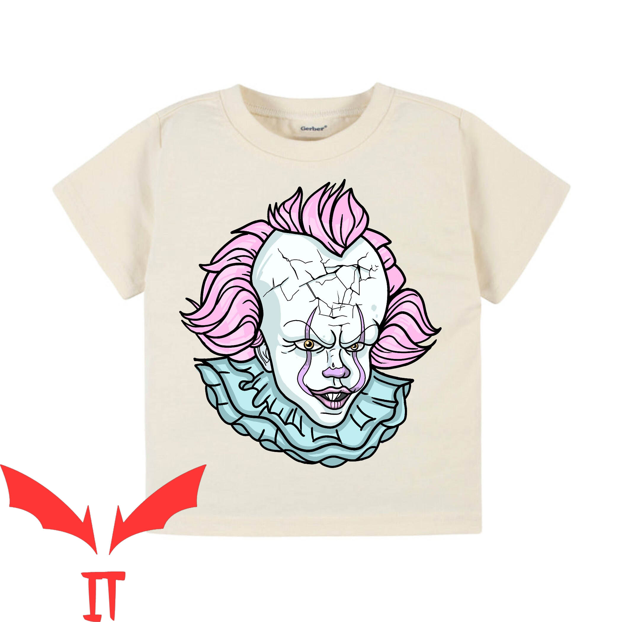 Stephen King IT T-Shirt Pastel Pennywise IT Scary Clown