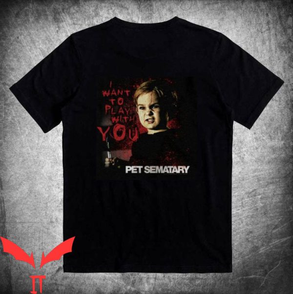 Stephen King IT T-Shirt Pet Sematary Horror Novel Movie