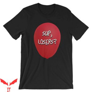 Stephen King IT T-Shirt Sup, Losers IT Pennywise Red Balloon