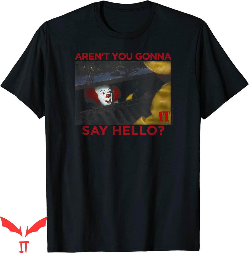 Stephen King IT T-Shirt TV Mini Series Say Hello
