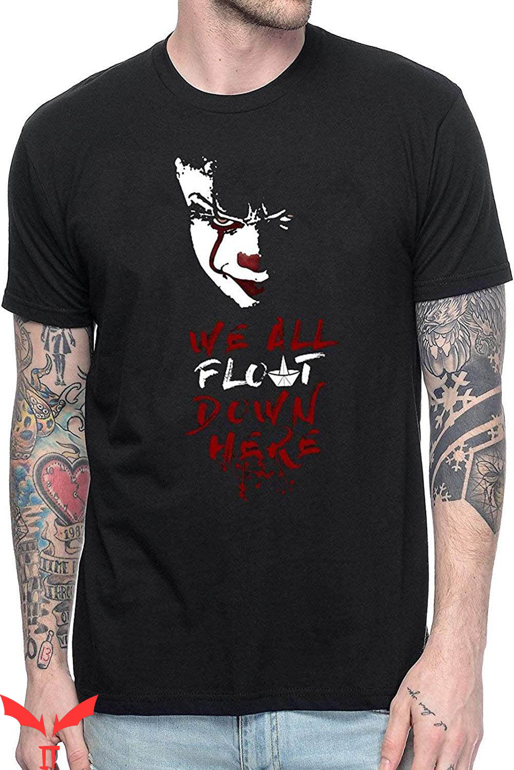Stephen King IT T-Shirt Thriller Horror Movie Clown Joker