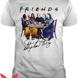 Stephen King IT T-Shirt Underrated Friends Signature Halloween