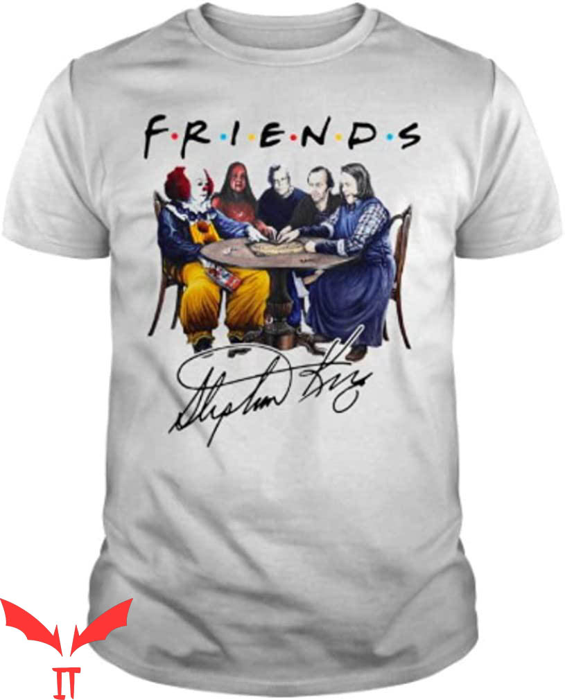 Stephen King IT T-Shirt Underrated Friends Signature Halloween