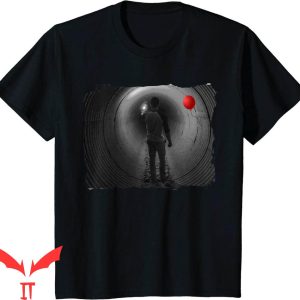 We All Float Down Here T-Shirt Balloon Floats In Dark Sewer