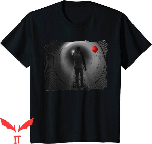 We All Float Down Here T-Shirt Balloon Floats In Dark Sewer