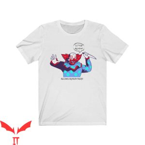 We All Float Down Here T-Shirt Clown Aesthetic IT The Movie