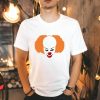We All Float Down Here T-Shirt Clown Pennywise Face IT Movie