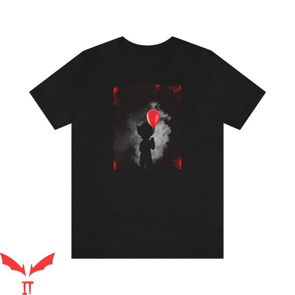 We All Float Down Here T-Shirt Clown With Red Balloon IT