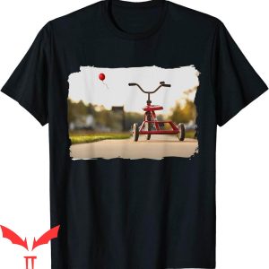 We All Float Down Here T-Shirt Creepy Red Balloon Halloween