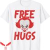 We All Float Down Here T-Shirt Free Hugs Killer Scary Clown