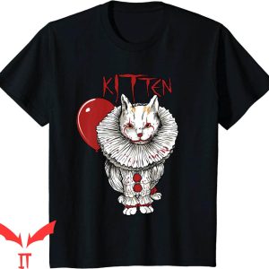 We All Float Down Here T-Shirt Funny Cat Clown Tee IT Movie