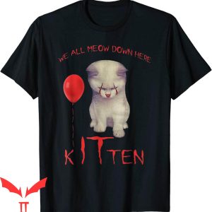 We All Float Down Here T-Shirt Halloween Scary Balloon IT