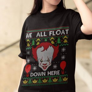 We All Float Down Here T-Shirt Horror Pennywise Clown