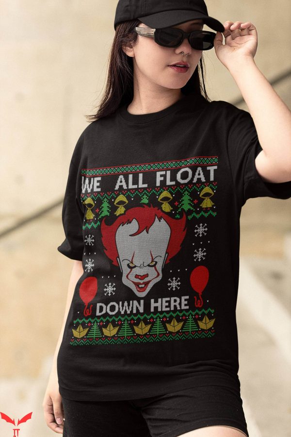 We All Float Down Here T-Shirt Horror Pennywise Clown